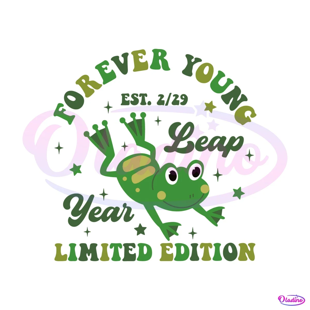 Forever Young Leap Year Era SVG - Birthday SVG