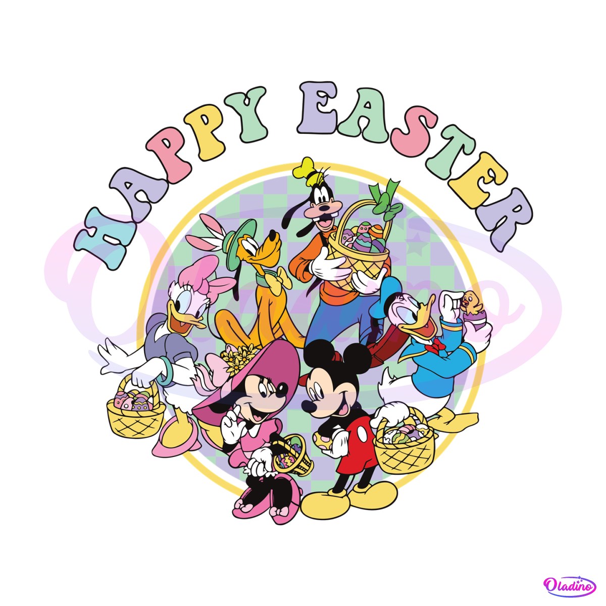 Happy Easter Mickey Minnie And Friends SVG - All Product SVG