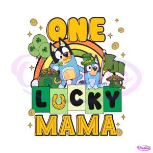 one-lucky-mama-bluey-patricks-day-png