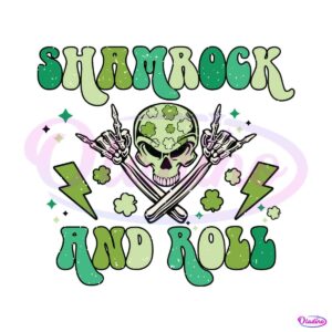 shamrock-and-roll-funny-skull-svg