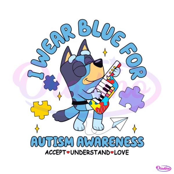 bluey-cartoon-i-wear-blue-for-autism-awareness-svg