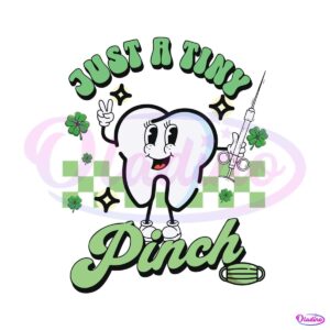 just-a-tiny-pinch-mascot-dentist-svg