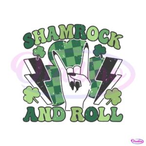 shamrock-and-roll-skeleton-hand-svg