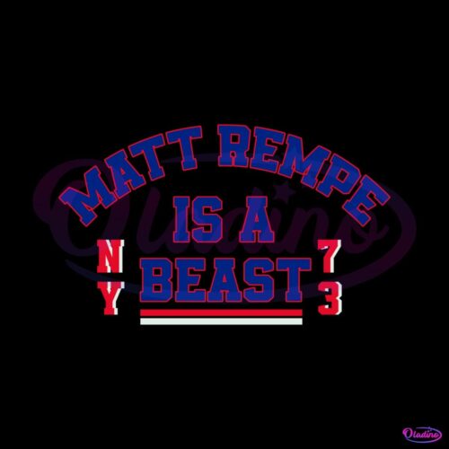 nhl-new-york-rangers-matt-rempe-is-a-beast-svg