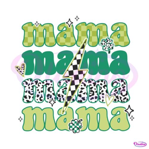 patricks-day-mama-lightning-bolt-svg