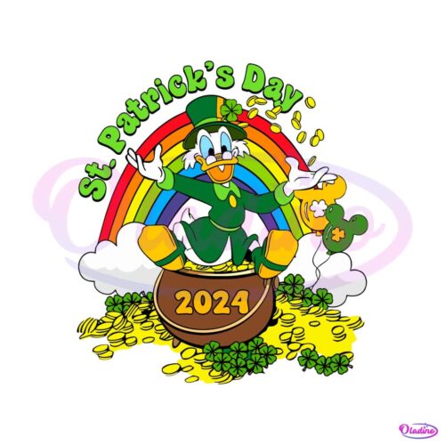 uncle-scrooge-mcduck-st-patricks-day-2024-svg