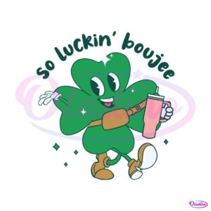 so-luckin-boujee-shamrock-tumbler-svg