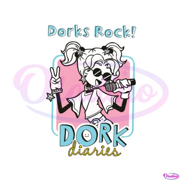 Dorks Rock Dork Diaries World Book Day SVG