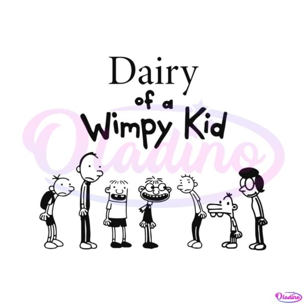 Diary Of A Wimpy Kid World Book Day SVG