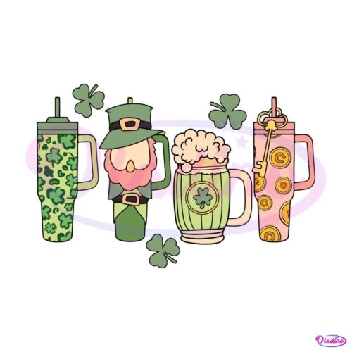 st-patricks-day-tumbler-shamrock-svg