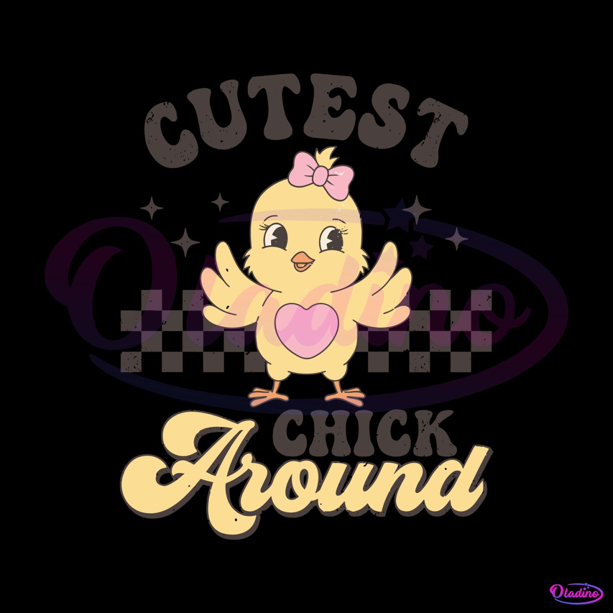 groovy-cutest-chick-around-easter-svg