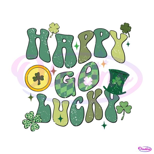 happy-go-lucky-irish-shamrock-svg