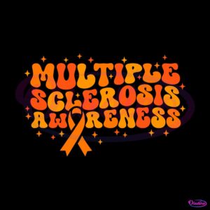 multiple-sclerosis-awareness-orange-ribbon-svg