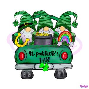 st-patricks-day-gnomes-truck-png