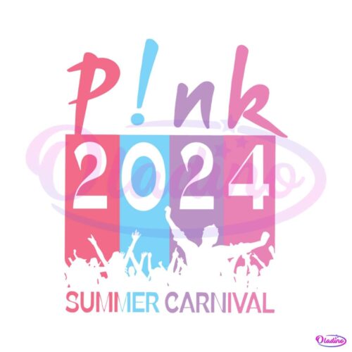 retro-pink-summer-carnival-2024-svg