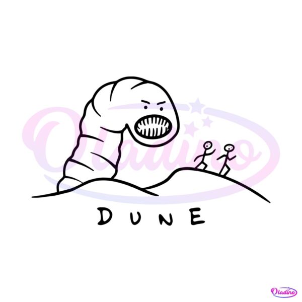 Funny Dune Sandworm Desert Planet Arrakis SVG