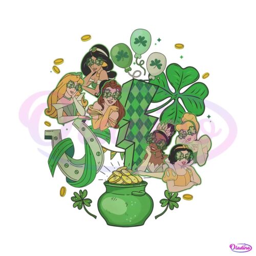 retro-disney-princess-st-patricks-day-png