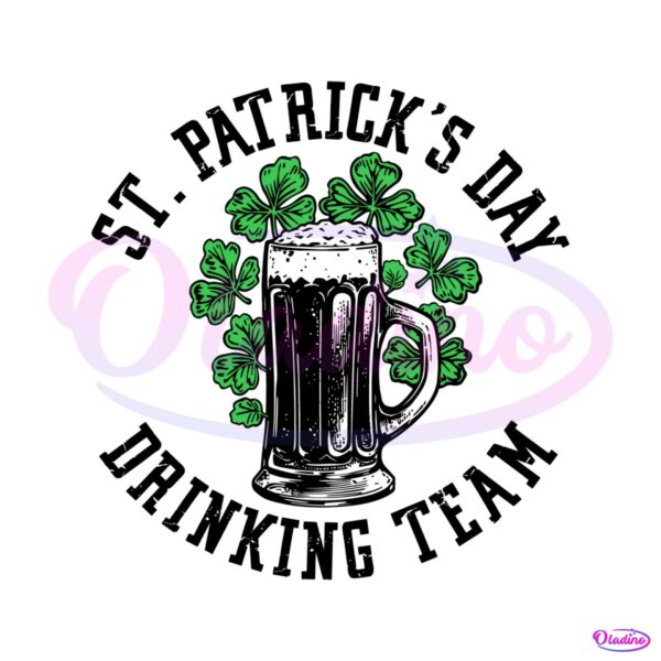 st-patricks-day-drinking-team-shamrock-svg