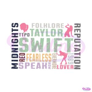 taylor-swift-fearless-folklore-albums-svg