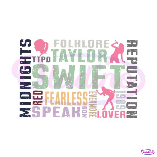 taylor-swift-fearless-folklore-albums-svg