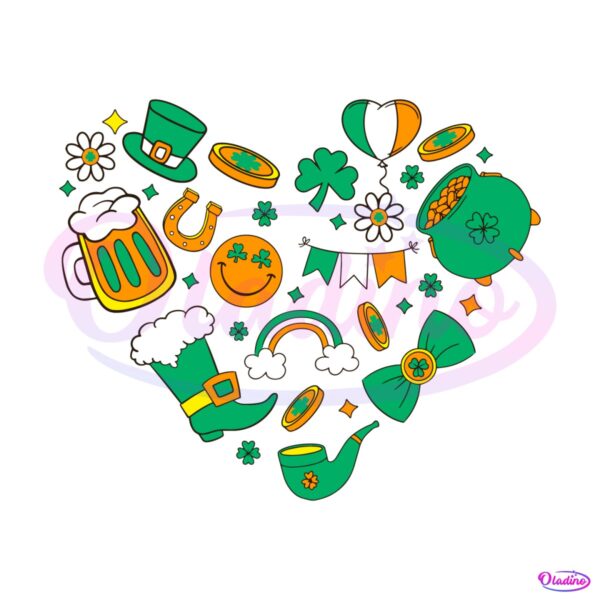 green-st-patricks-day-doodles-four-leaf-clover-svg