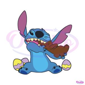 stitch-eats-chocolate-bunny-easter-svg