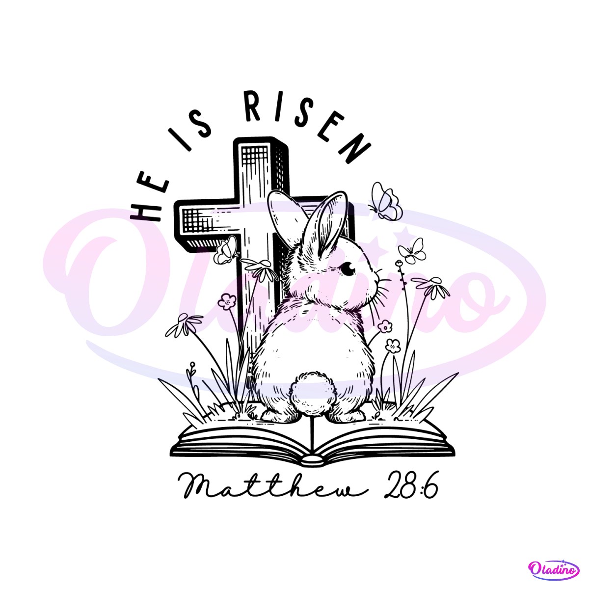 he-is-risen-matthew-bunny-cross-svg