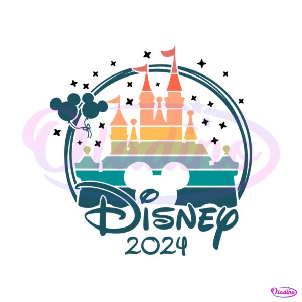 Disney Castle 2024 Magic Kingdom SVG