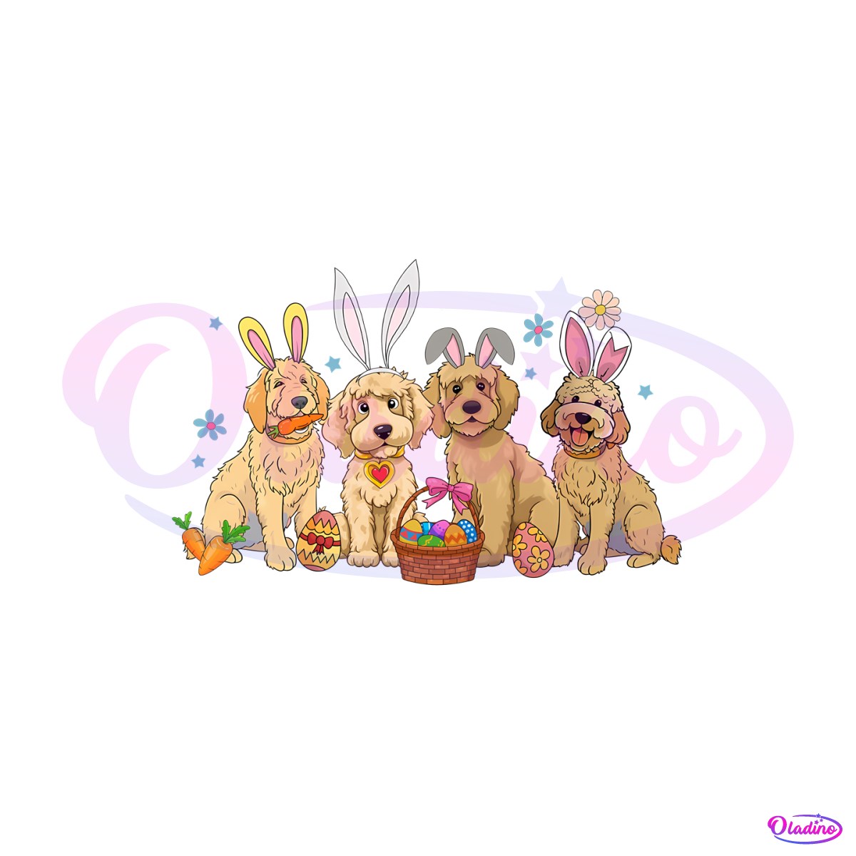 retro-dogs-easter-day-bunnies-svg