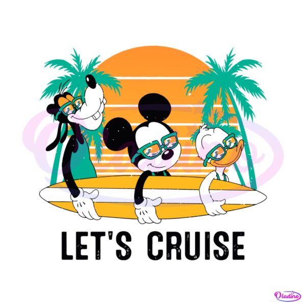 funny-disney-lets-cruise-mickey-friends-png
