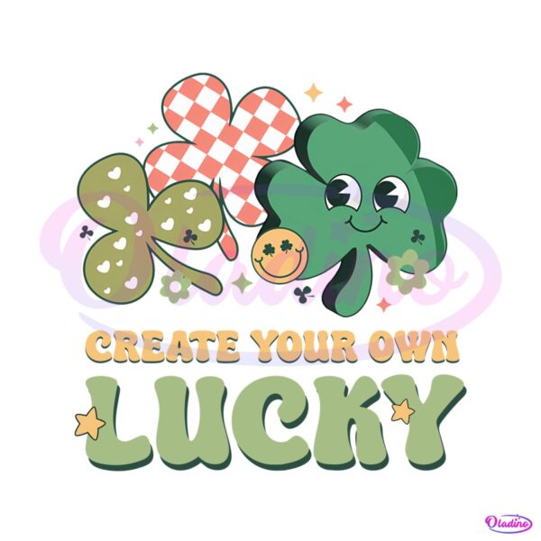 create-your-own-lucky-shamrock-patricks-day-svg