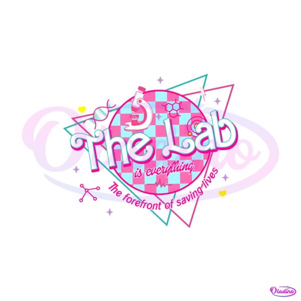 pink-retro-the-lab-is-everything-png