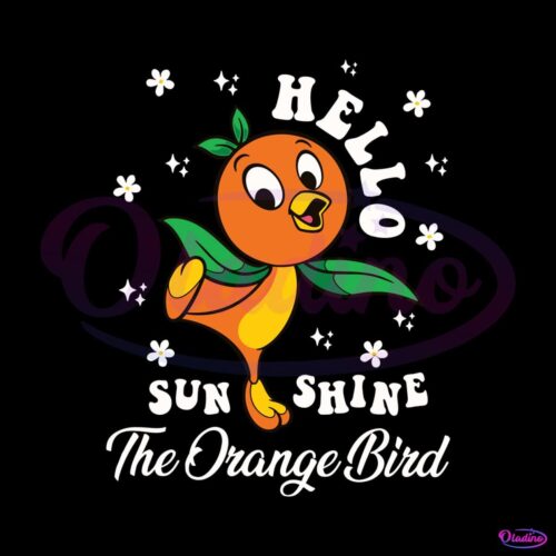 hello-sunshine-the-orange-bird-svg