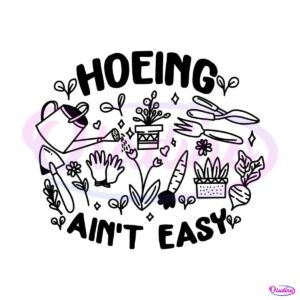 retro-hoeing-aint-easy-gardener-svg