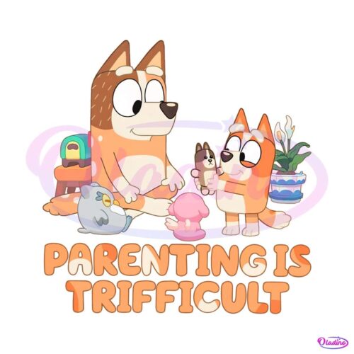 retro-bluey-parenting-is-trifficult-png