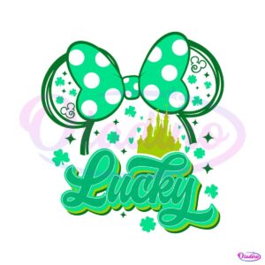 shamrock-lucky-minnie-head-disney-castle-svg