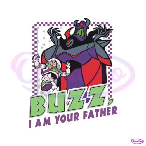 zurg-and-buzz-i-am-your-father-checkerboard-svg