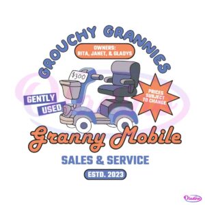 bluey-grouchy-grannies-granny-mobile-svg