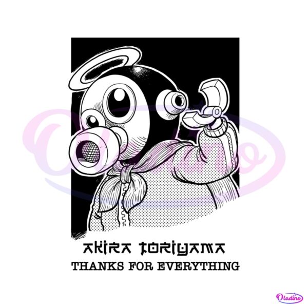 Goodbye Akira Toriyama Thanks For Everything SVG