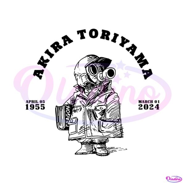 Vintage Akira Toriyama Anime SVG