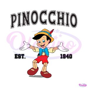 pinocchio-est-1940-disney-character-svg