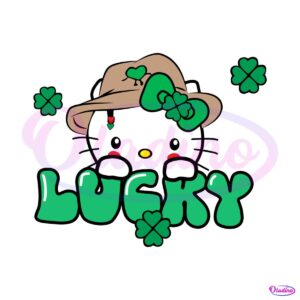 lucky-cat-patricks-day-hello-kitty-svg