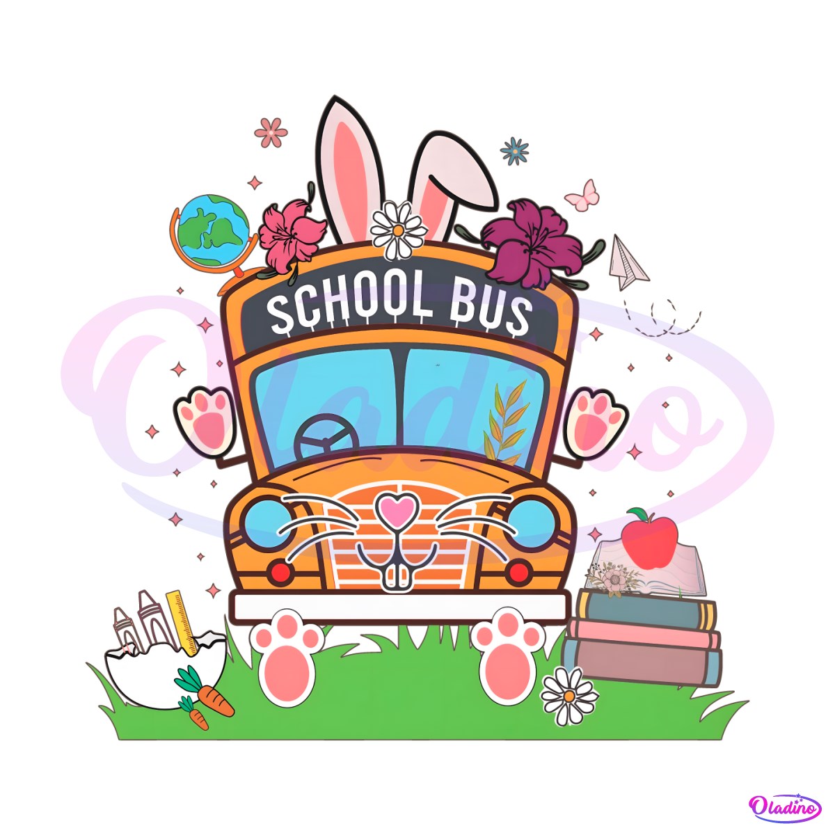 retro-easter-school-bus-driver-bunny-vibe-png
