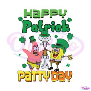 happy-patrick-patty-day-spongebob-svg