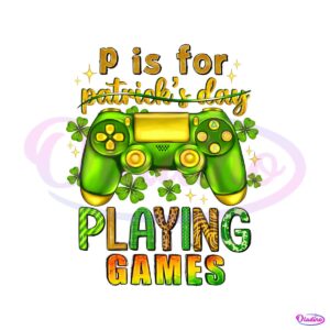 p-is-for-patricks-day-playing-games-png