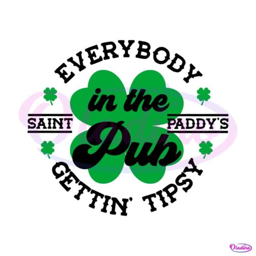 everybody-in-the-pub-getting-tipsy-clover-st-patricks-day-svg