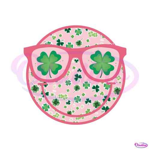 smiley-face-four-leaf-clover-st-patricks-day-png