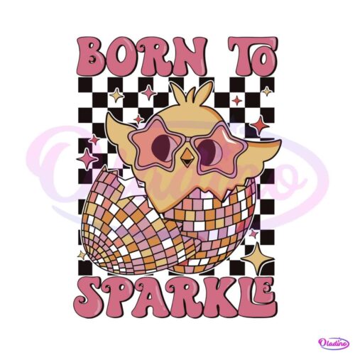 funny-easter-egg-born-to-sparkle-svg