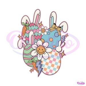 groovy-happy-easter-day-bunny-eggs-png