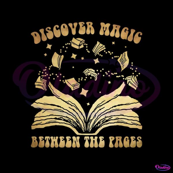 Discover Magic Between The Pages PNG